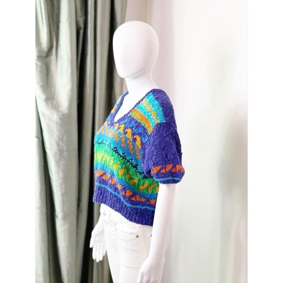 Vintage Liz Claiborne Chunky Knit Sweater M euc - Picture 3 of 8